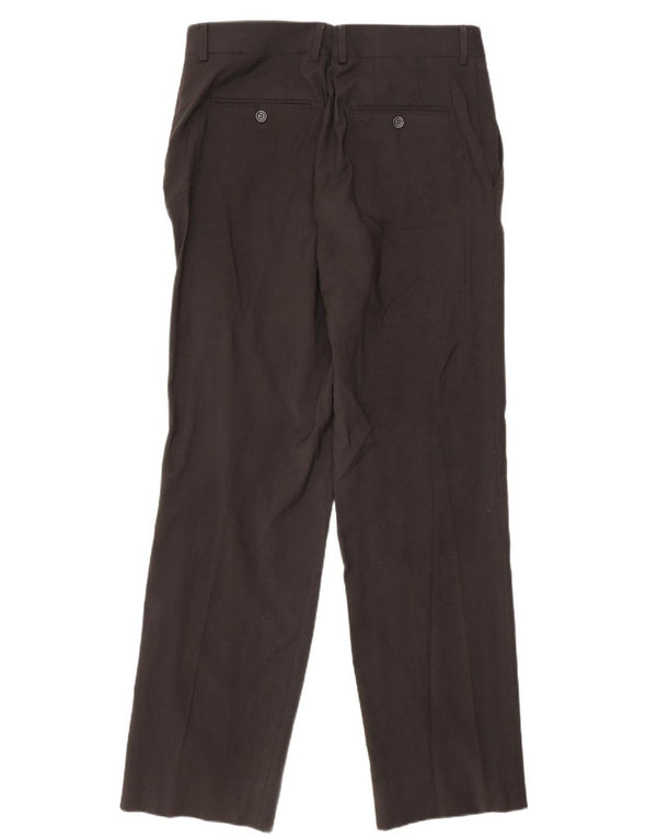 Pantaloni chino dritti da uomo Zara EU 44 Large W34 L32 Marrone
