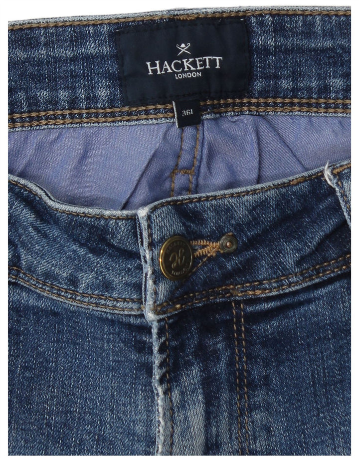 Jeans slim da uomo Hackett W36 L33 cotone blu