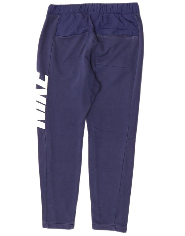 Pantaloni da tuta grafica Nike da uomo piccoli in cotone blu
