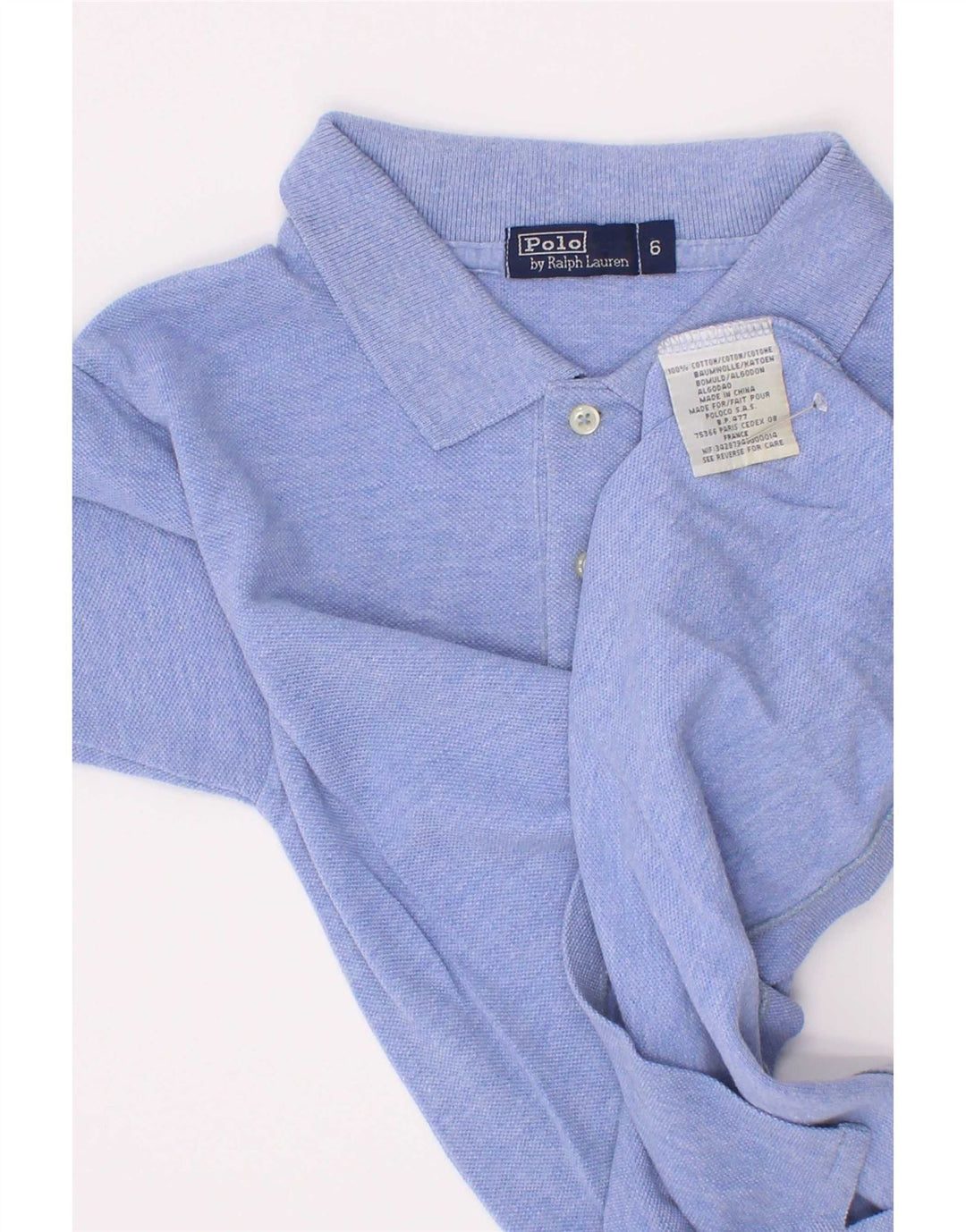 Polo Ralph Lauren Camicia Bambino 5-6 Anni Cotone Blu