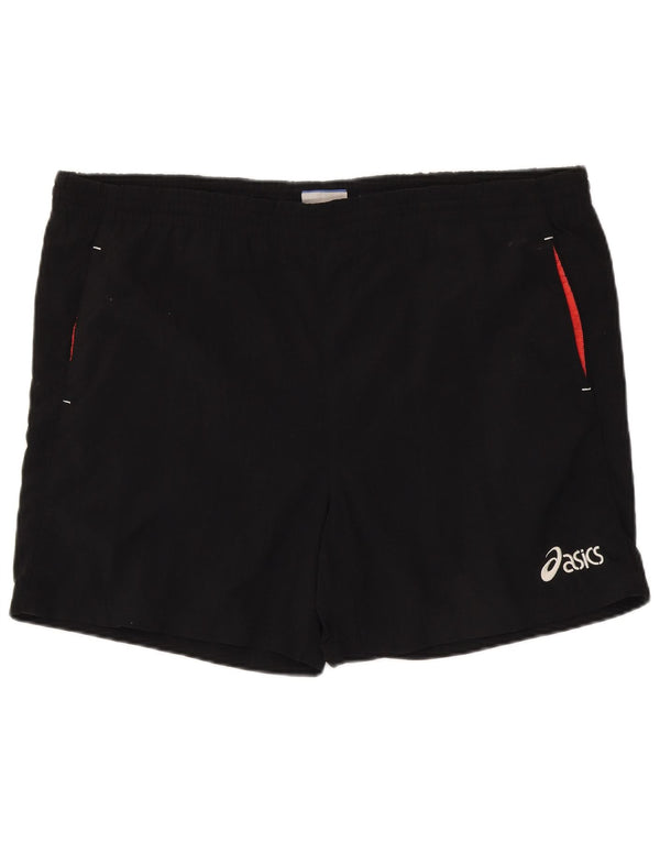 Pantaloncini sportivi Asics da uomo grandi neri