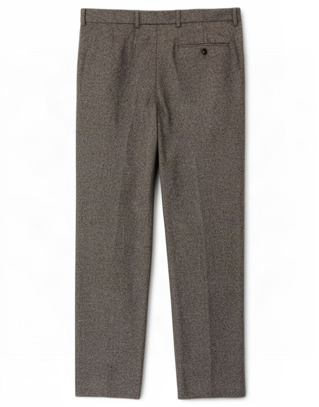 Pantaloni da abito dritti sartoriali da uomo Marks & Spencer W36 L29 grigio chiazzato