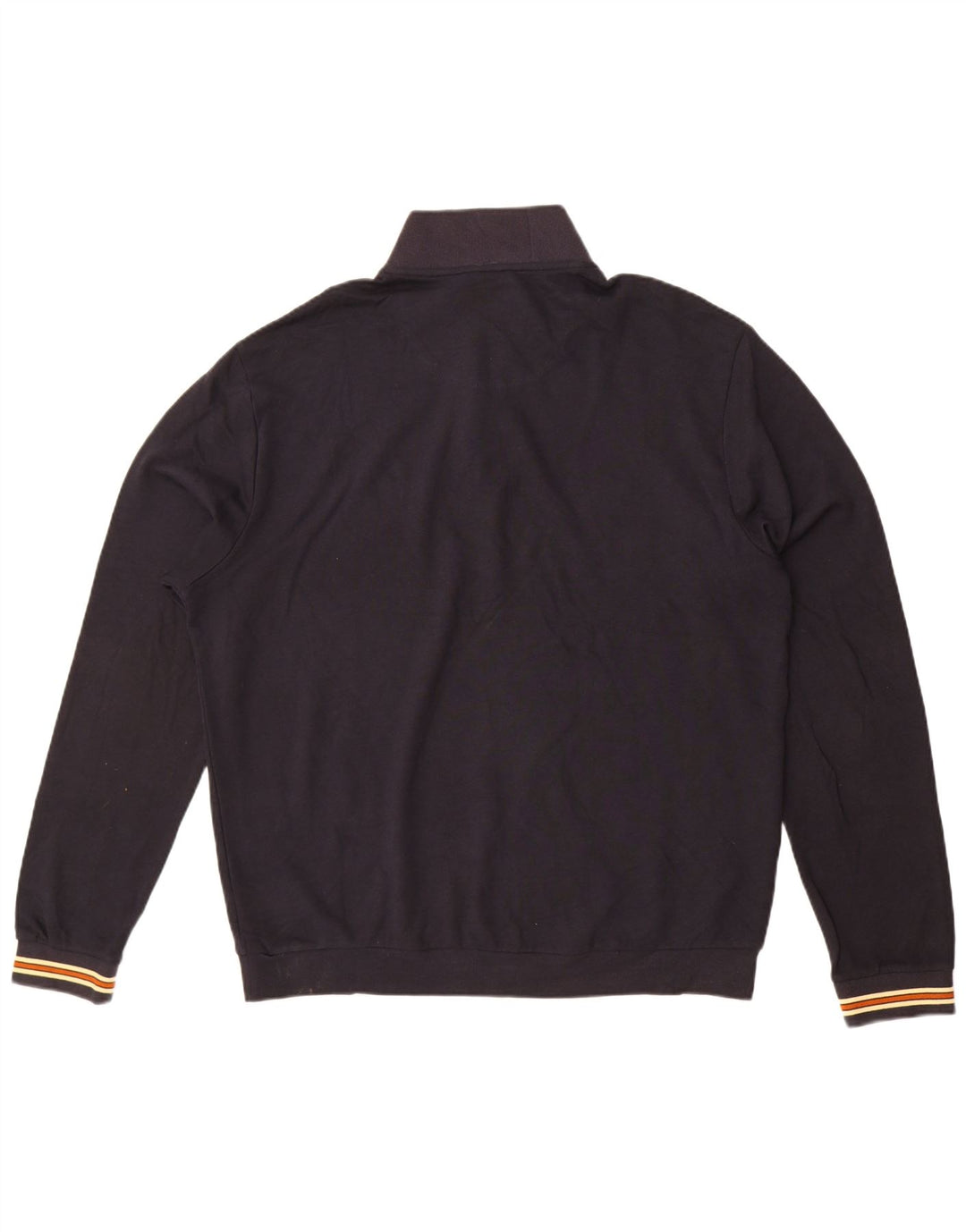 Maglione da uomo Farah dal taglio moderno con collo a bottoni 2XL in cotone blu navy