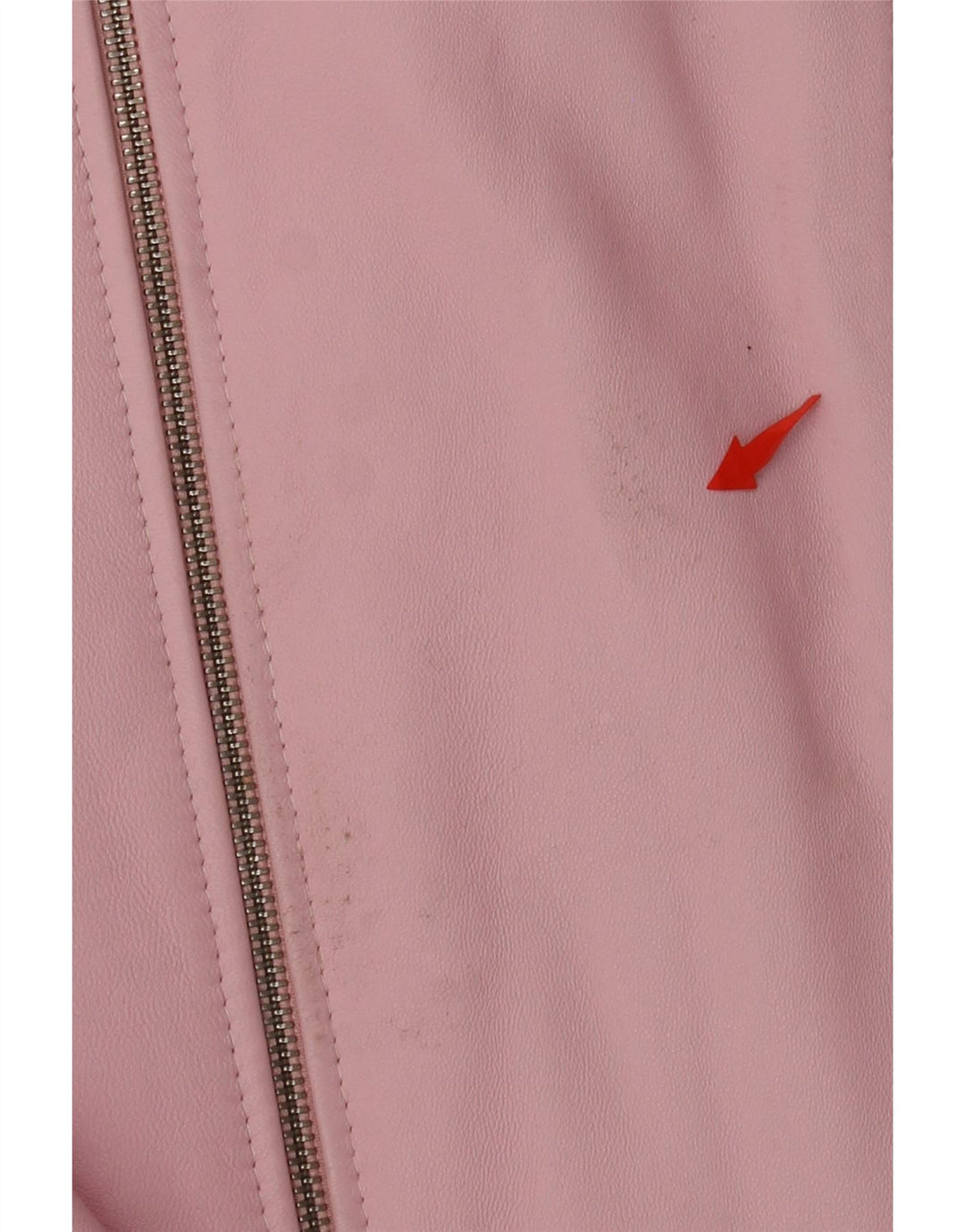 CABRINI Giacca in pelle da donna UK 16 Grande in pelle rosa