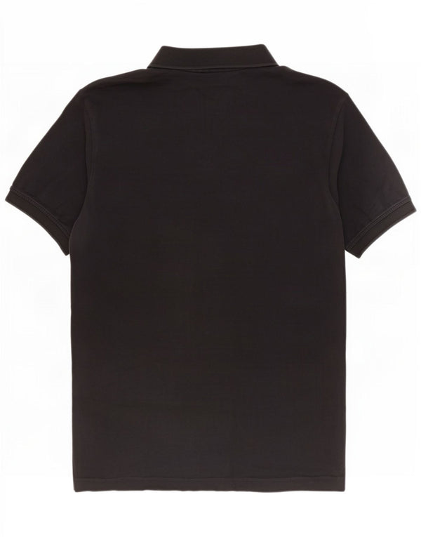 Polo Puma da uomo in cotone nero medio