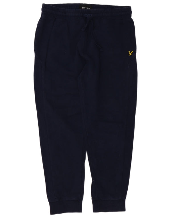 Lyle & Scott Pantaloni da tuta da uomo Joggers Large Blu Navy Cotone