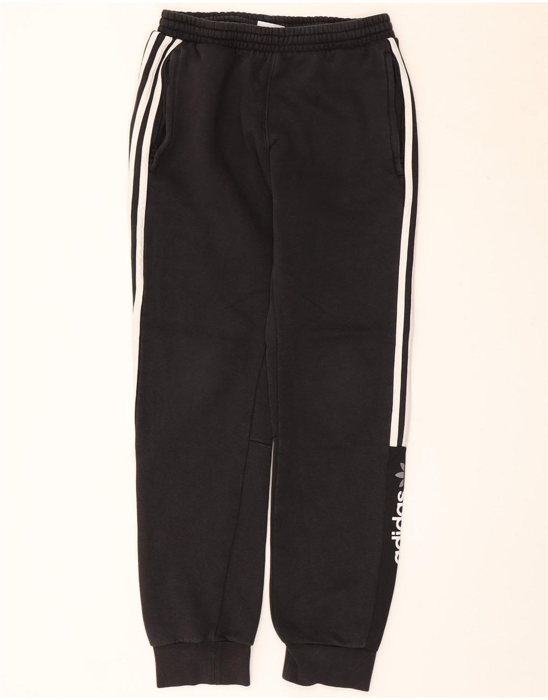 Pantaloni da tuta grafica da uomo Adidas Joggers piccoli in cotone nero