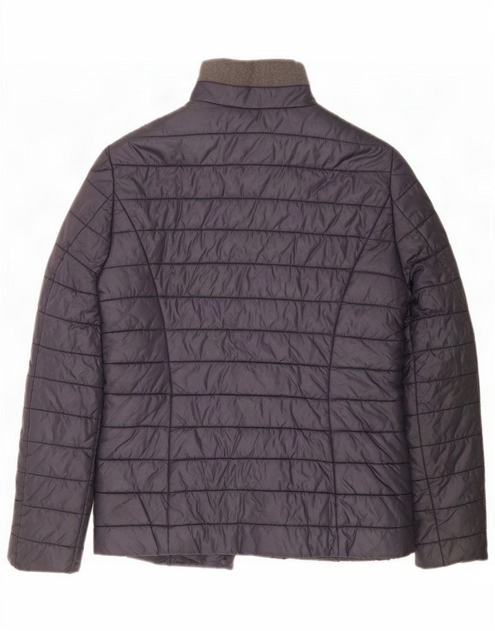 Giacca imbottita da donna Gerry Weber UK 14 grande poliestere blu navy