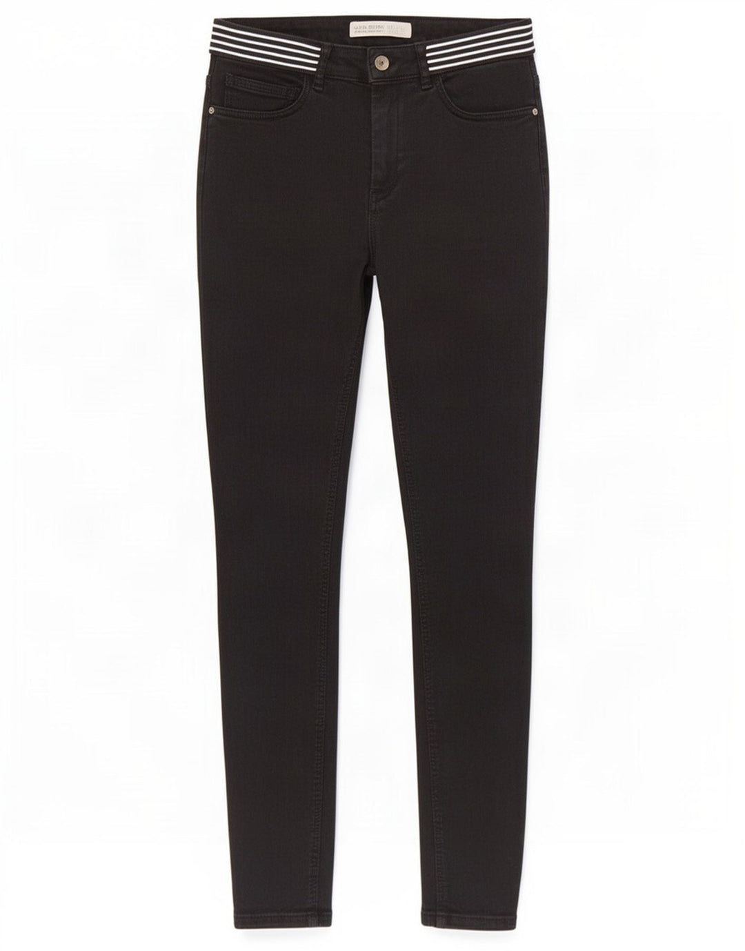 Jeans slim da donna Zara EU 38 piccoli W28 L27 neri
