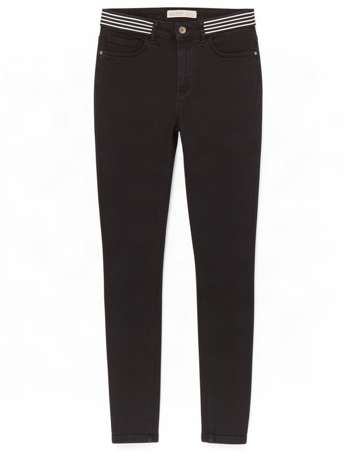 Jeans slim da donna Zara EU 38 piccoli W28 L27 neri