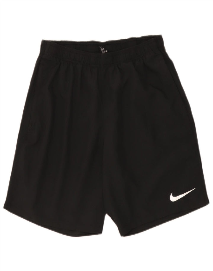 Pantaloncini sportivi Nike Dri Fit da uomo, poliestere medio nero