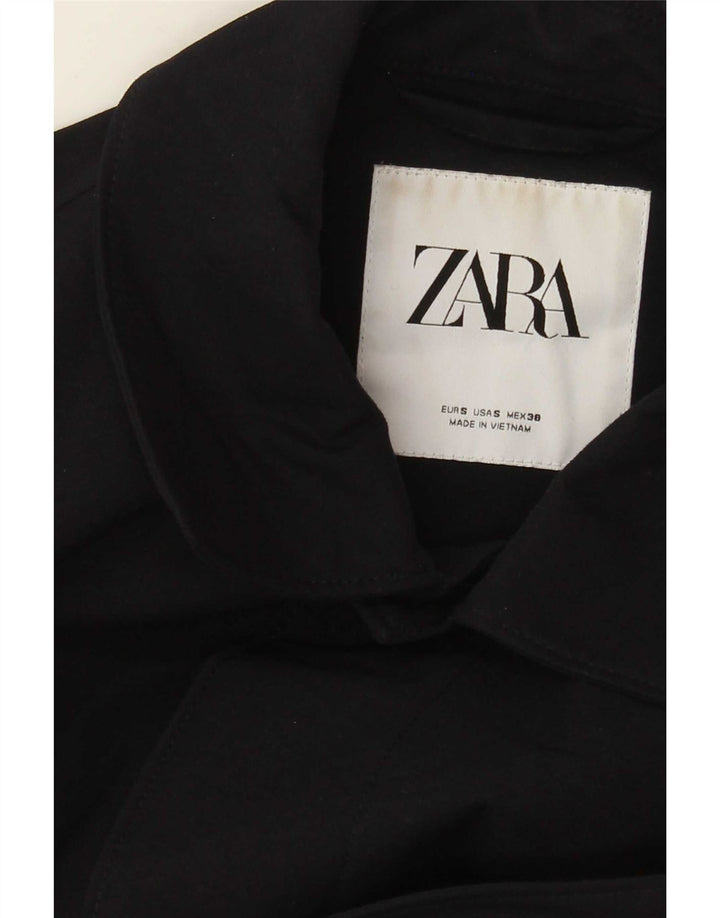Trench da uomo Zara UK 36 piccolo blu navy