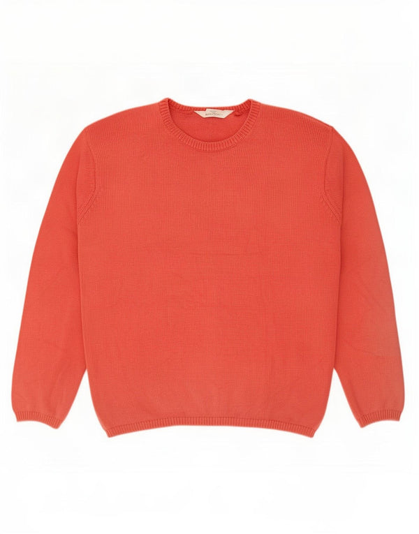 Maglione maglione girocollo St. Michael da donna Marks & Spencer UK 14 grande rosso