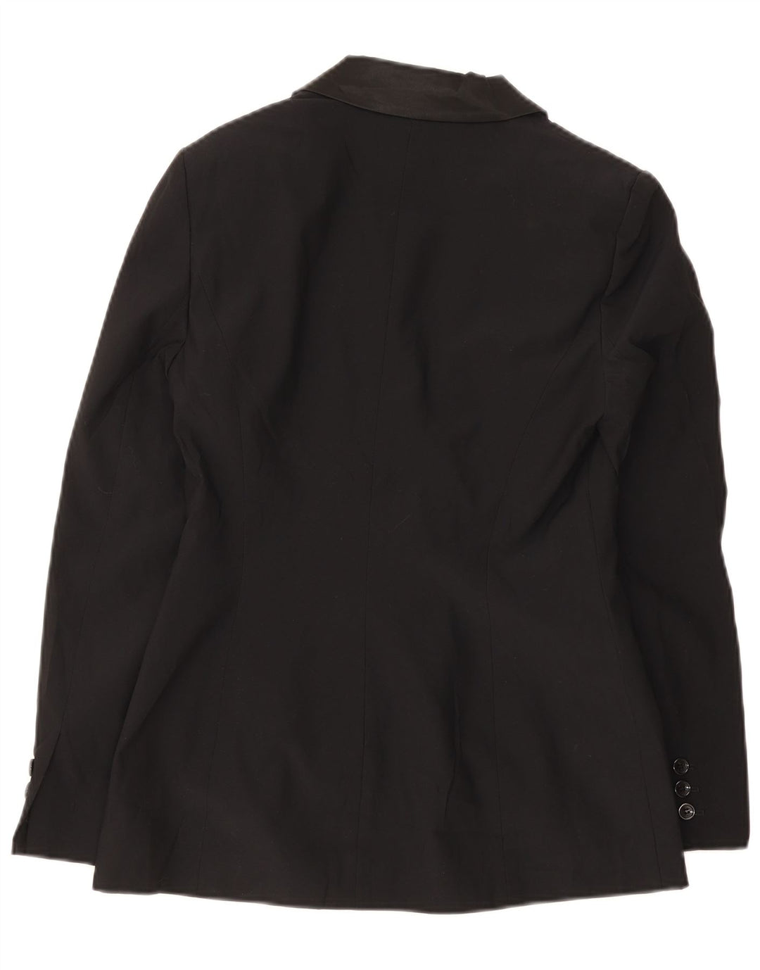 Giacca blazer da donna a 1 bottone Oasis UK 10 piccola acetato nero