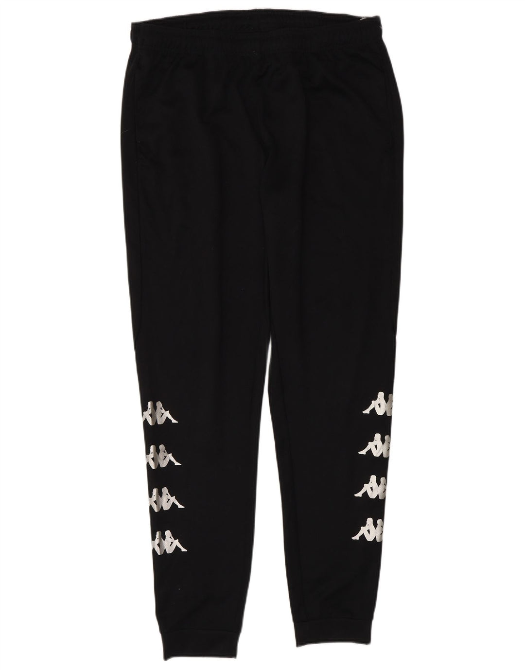 Pantaloni da tuta con grafica Kappa da uomo Joggers XL poliestere nero