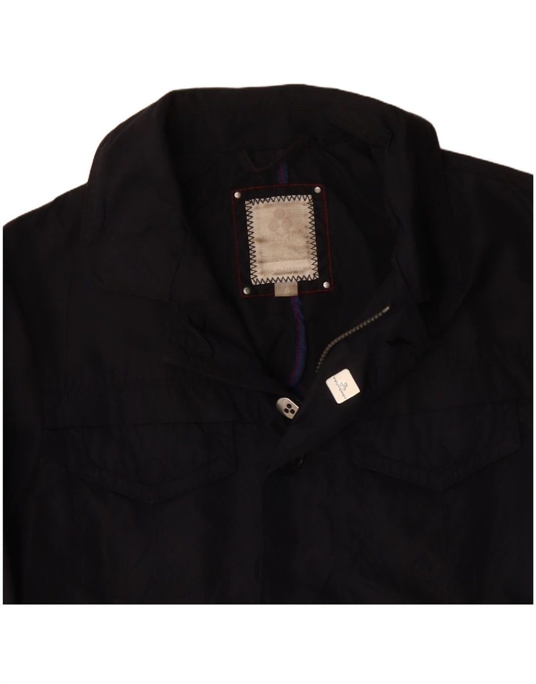 PEUTEREY Giacca multiuso da uomo UK 36 Small Blu Navy Poliammide