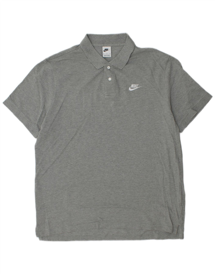 Polo Nike Uomo XL in cotone grigio