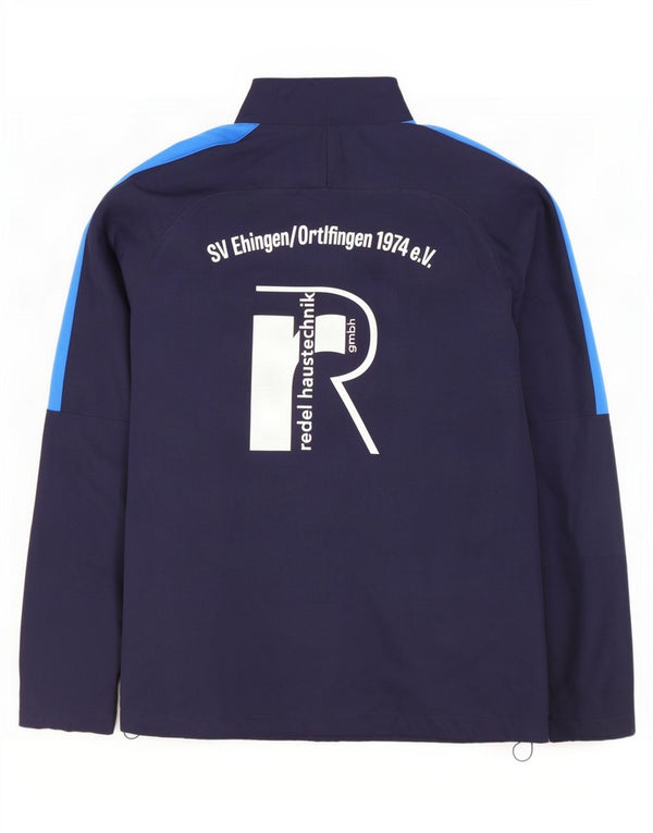 Giacca da ginnastica Nike Dri Fit Graphic da uomo, grande, color block blu navy
