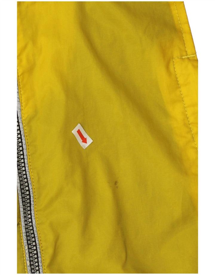 Giacca antipioggia grafica da uomo Asics UK 38 Medium Yellow Colourblock
