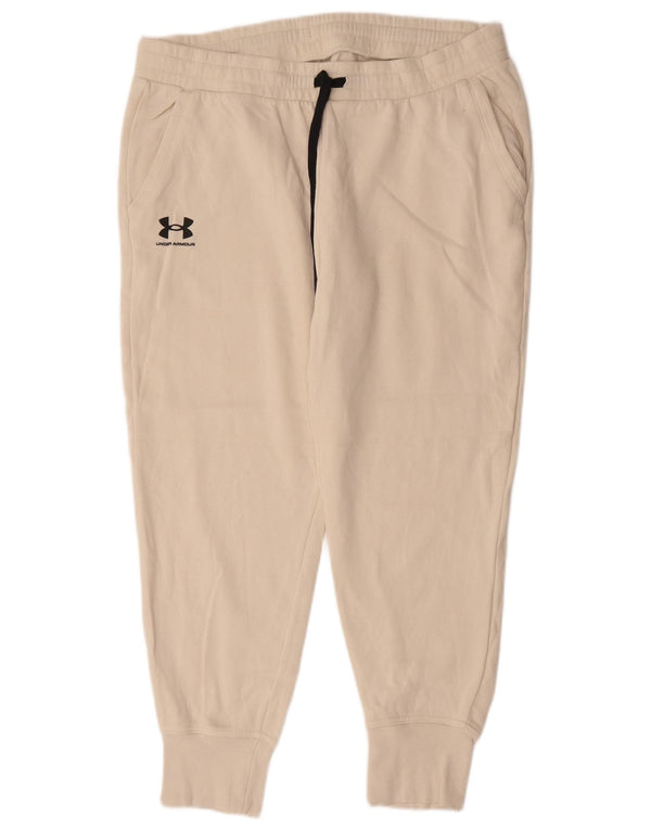 Pantaloni da tuta da uomo Under Armour Joggers XL in cotone beige