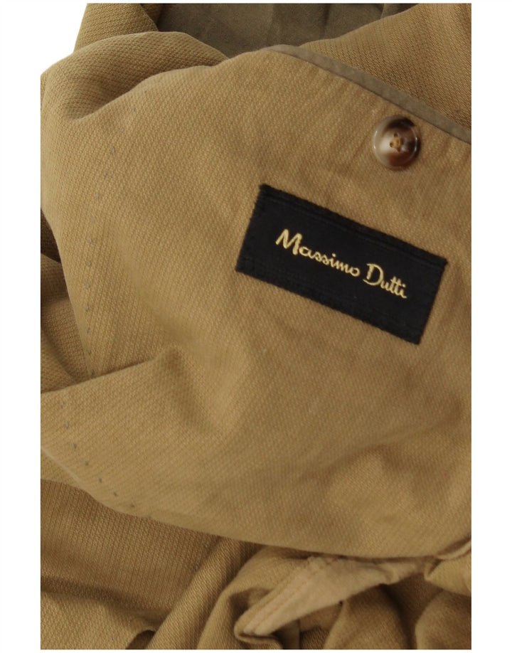 Giacca blazer da uomo a 2 bottoni Massimo Dutti UK 36 piccola marrone