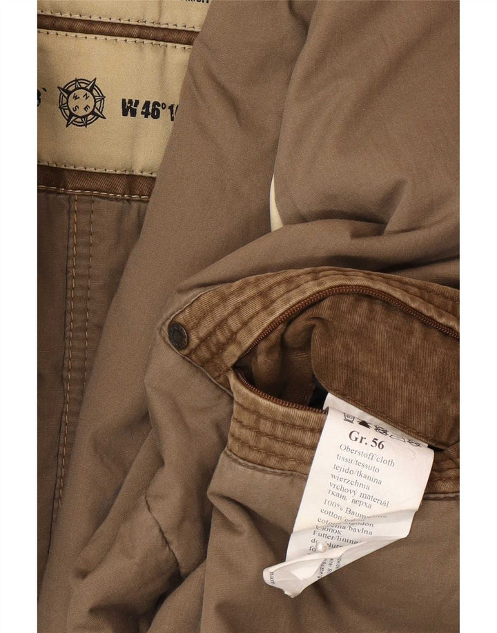 Giacca militare da uomo Camel Active IT 56 3XL Cotone marrone