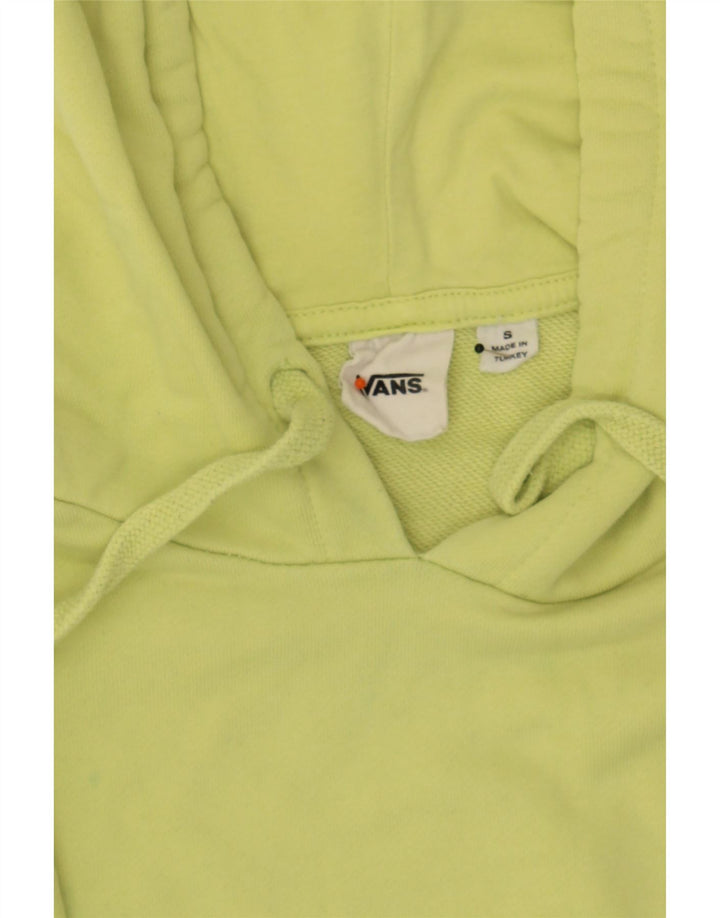 VANS Mens Hoodie Jumper Small Green Cotton Vintage Vans and Second-Hand Vans from Messina Hembry 