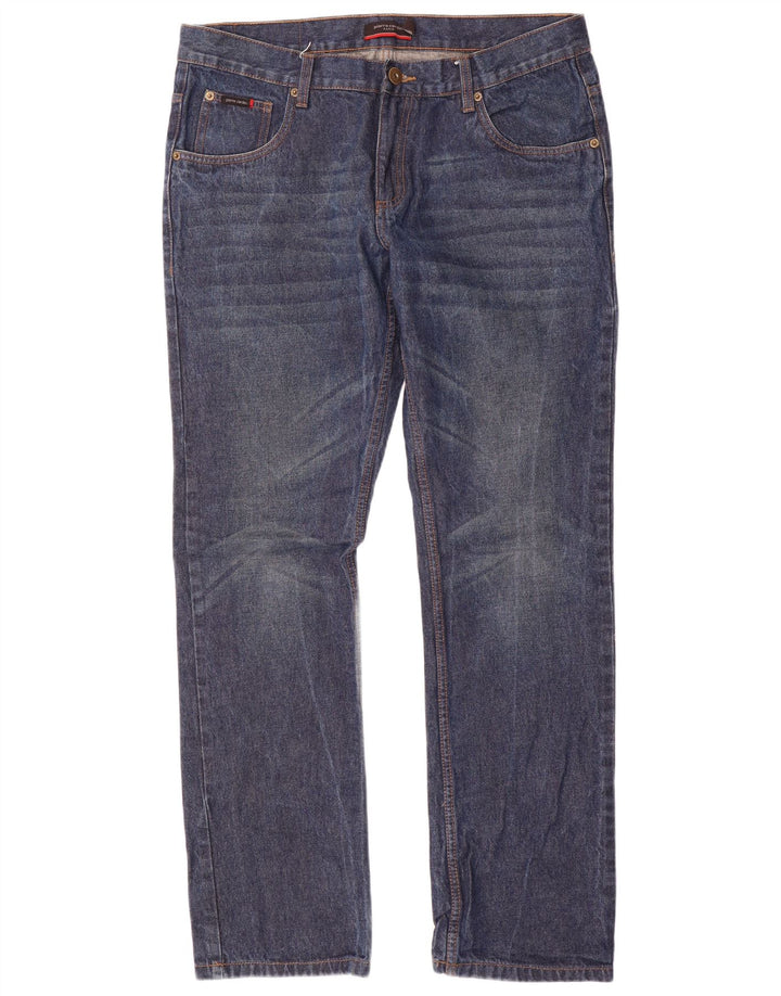 Jeans dritti da uomo Pierre Cardin W38 L33 cotone blu