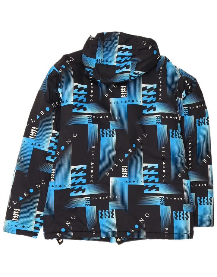 Giacca a vento grafica da uomo Billabong UK 38 Blu medio geometrico
