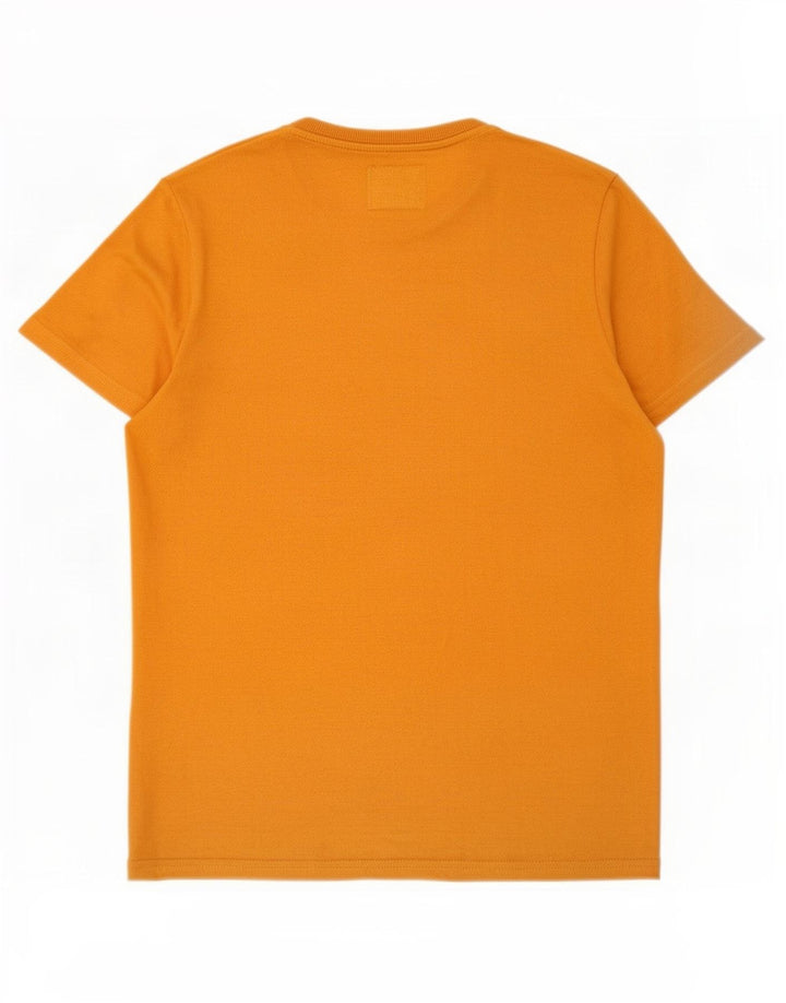 T-shirt grafica da uomo Superdry Top Large in cotone arancione