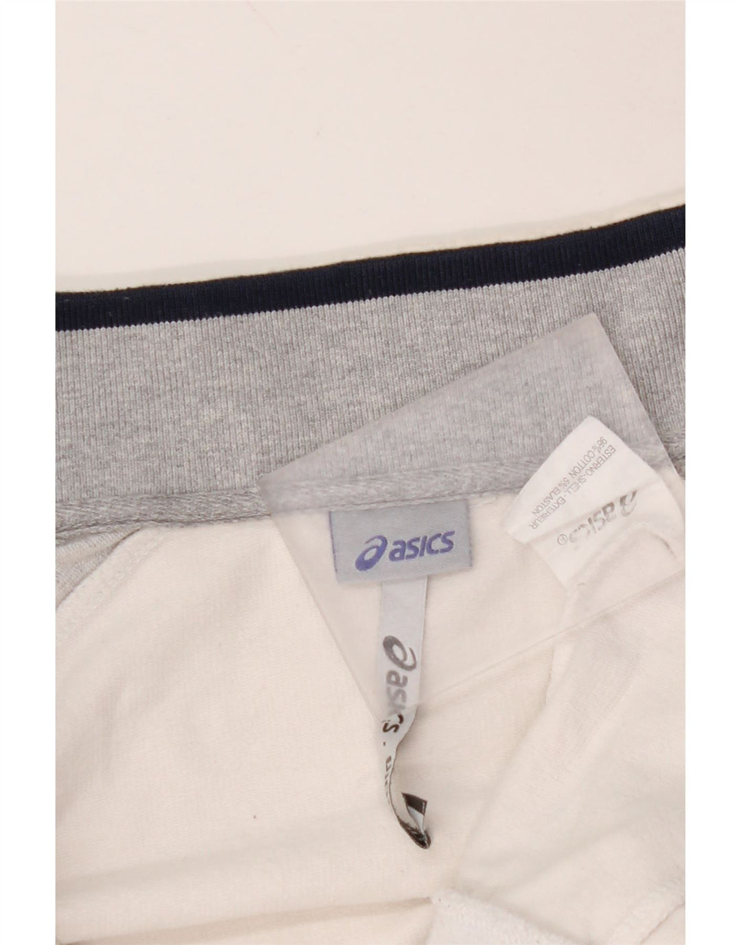 Giacca da tuta da donna ASICS UK 14 Medium Off White Colourblock