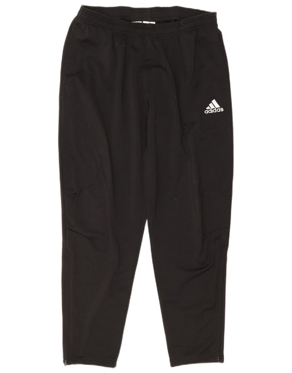 Pantaloni da tuta da uomo Adidas Large neri in poliestere