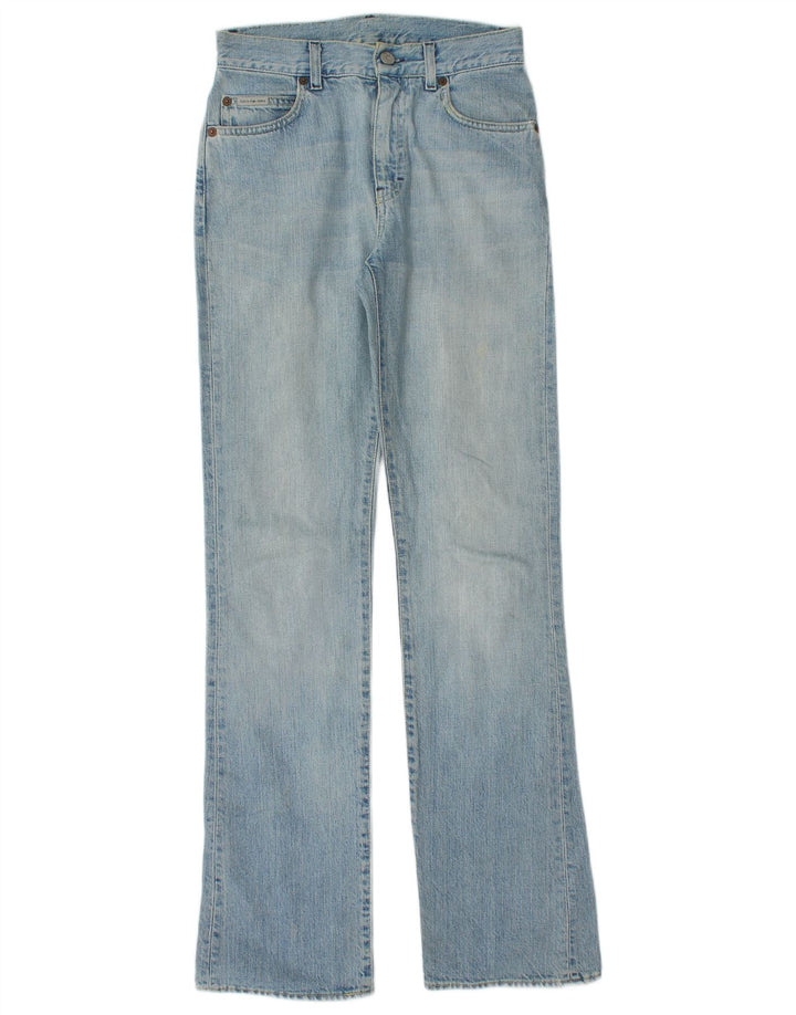 Jeans Bootcut da donna Calvin Klein W26 L32 cotone blu