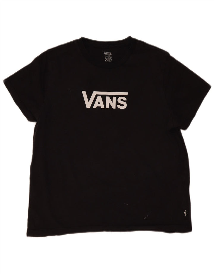 Maglietta grafica da donna Vans UK 18 XL Nera