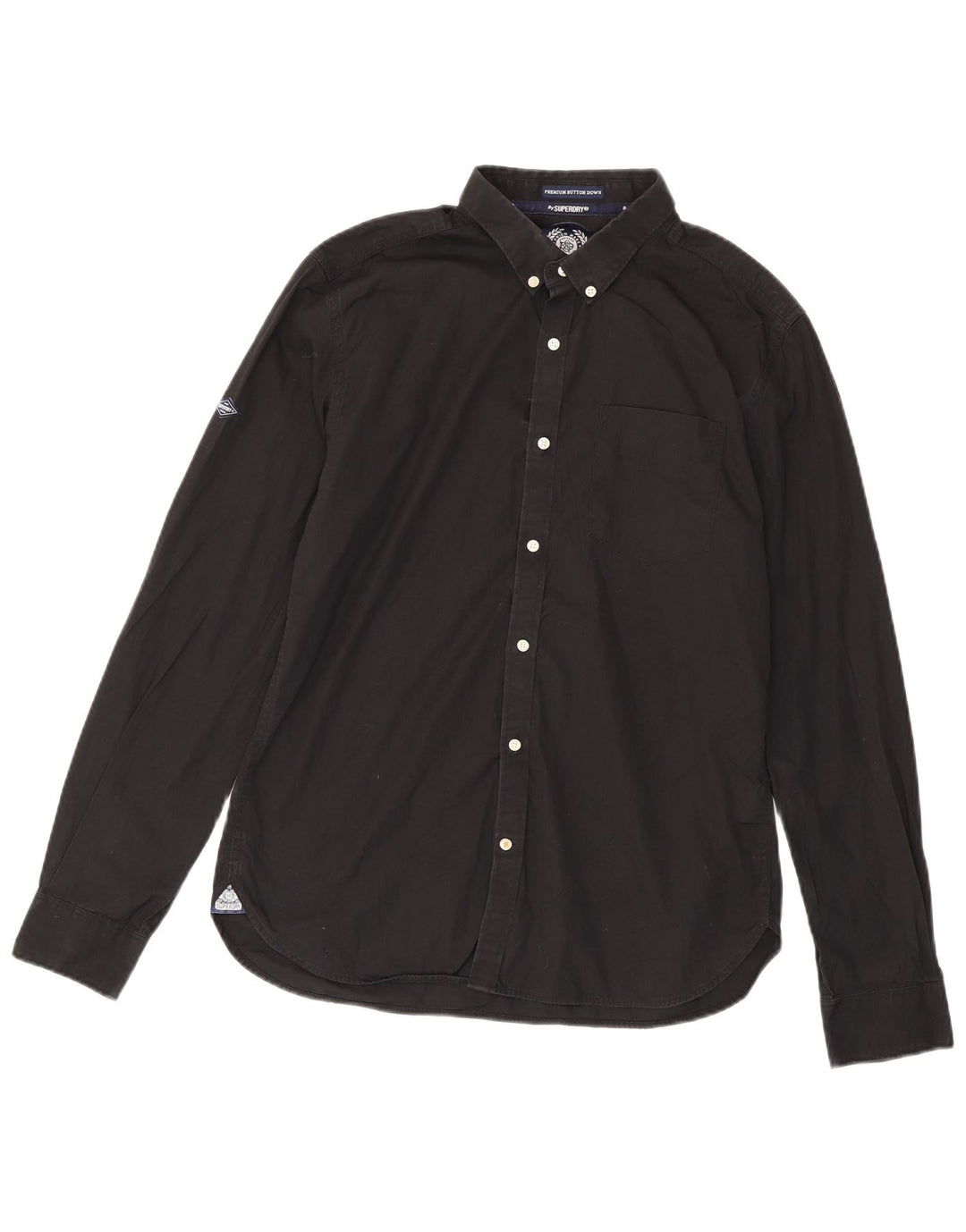 Camicia da uomo Superdry XL in cotone nero