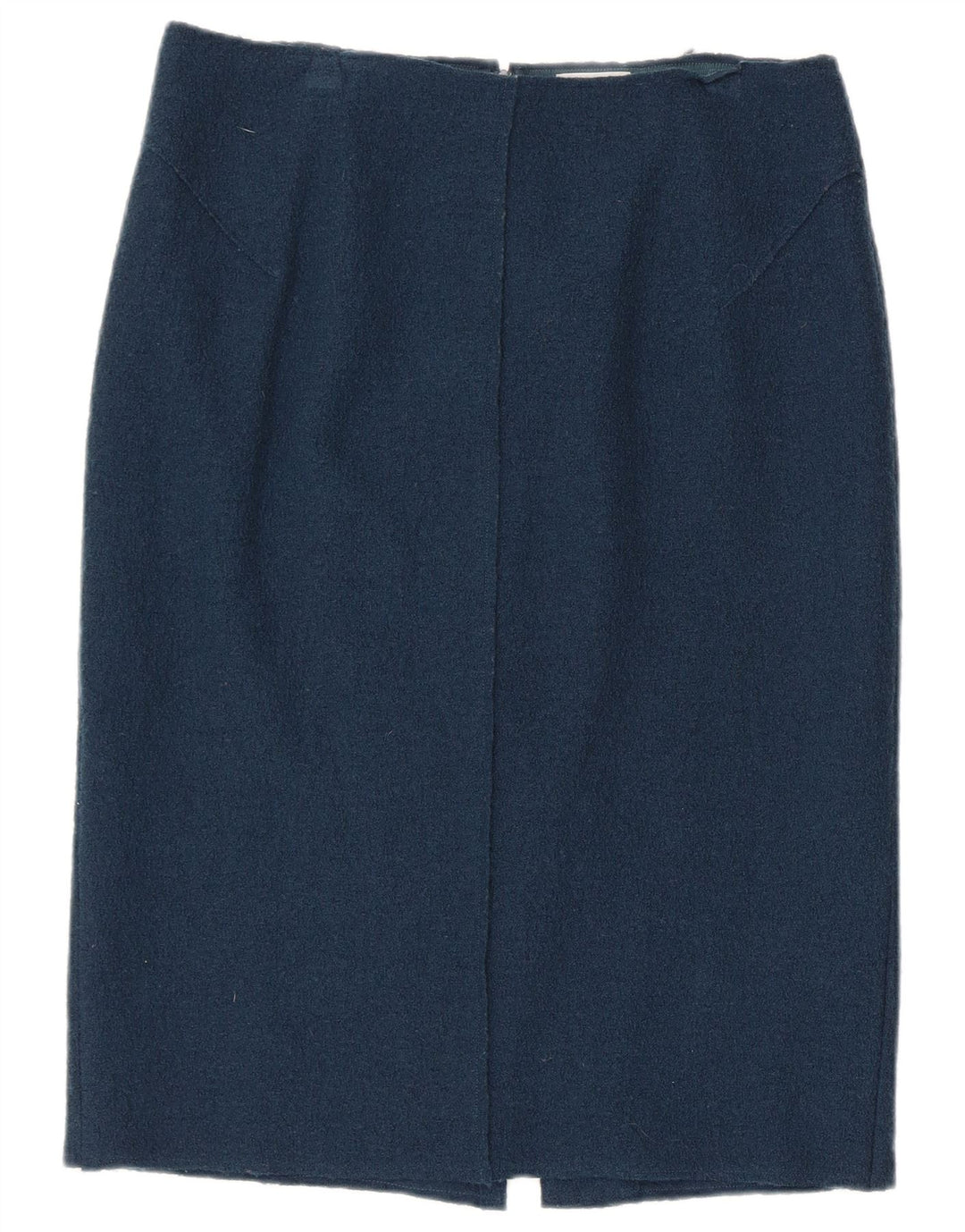 Gonna a tubino da donna Jigsaw UK 12 media W32 lana blu navy