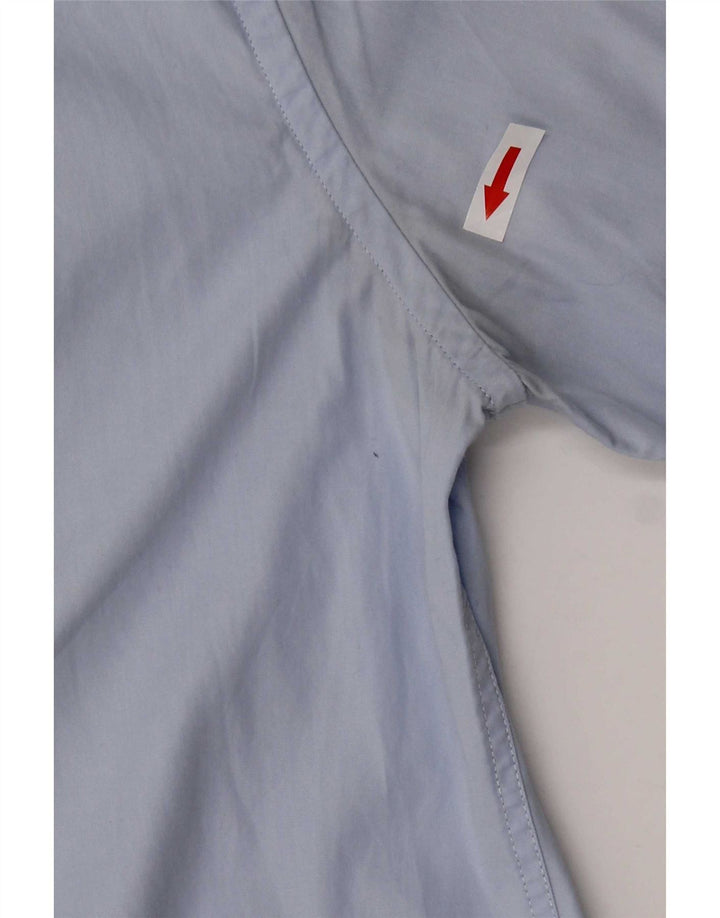 Camicia da uomo Paul Smith taglia 38 15 cotone blu medio