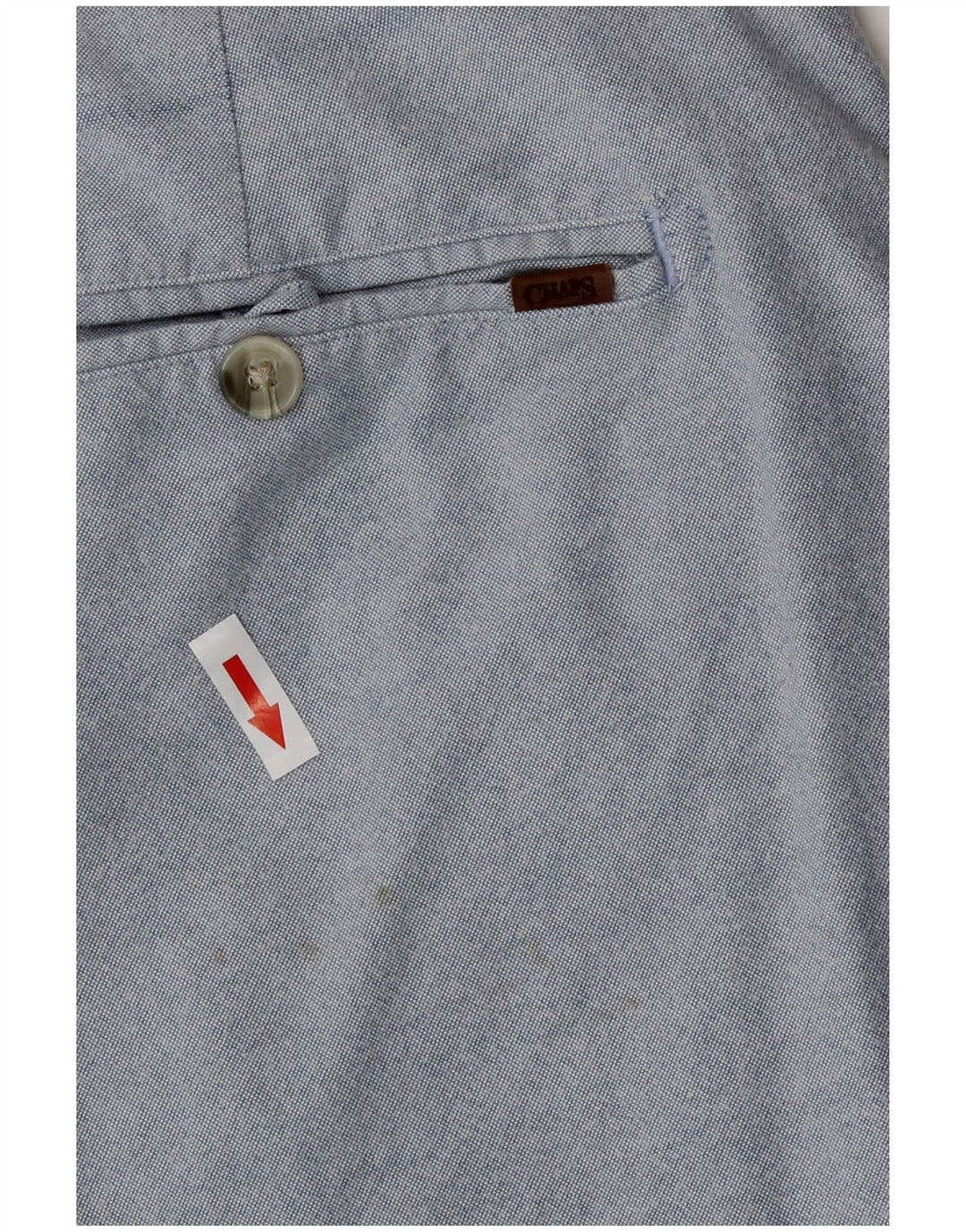 Pantaloncini chino da uomo Chaps W38 XL in cotone blu