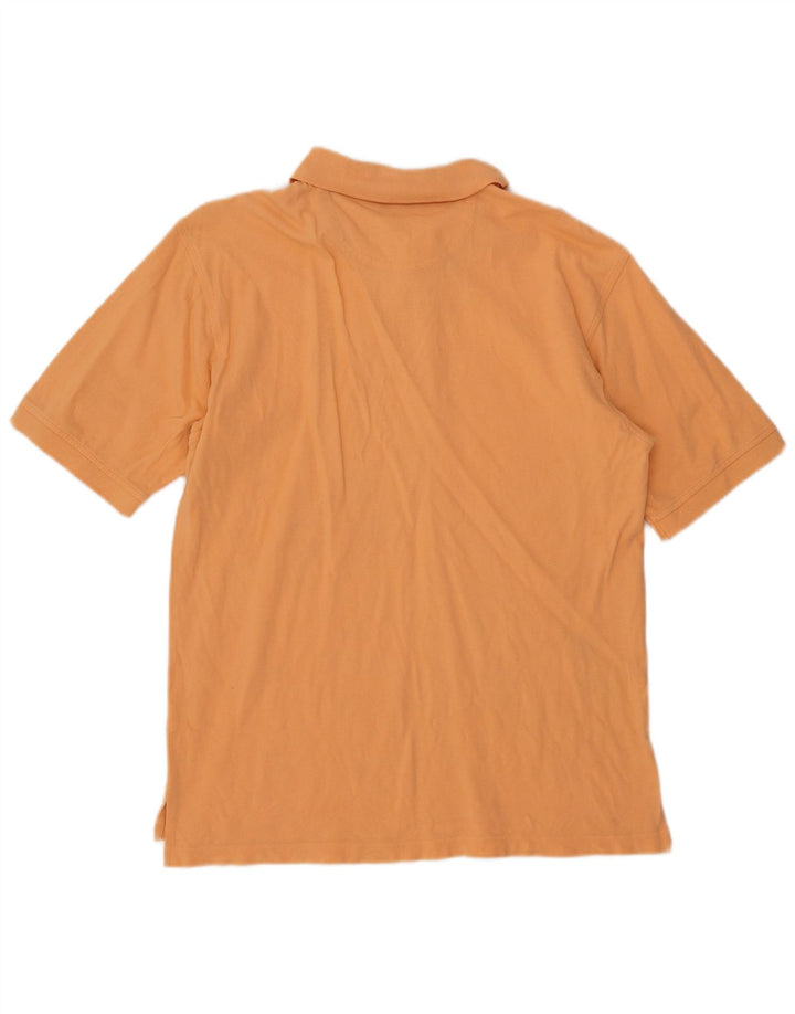 Polo da uomo IZOD in cotone arancione medio