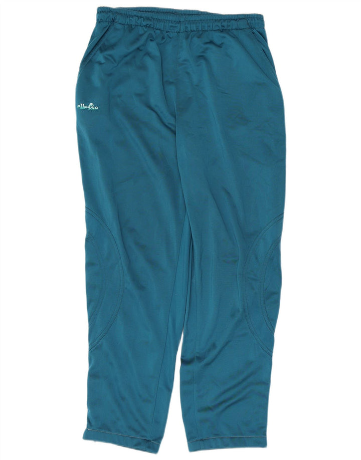 Pantaloni da tuta da uomo Ellesse sportivi in poliestere blu medio