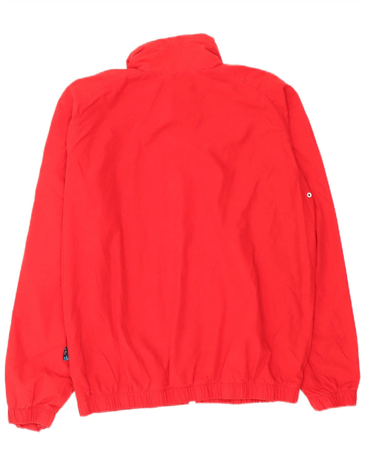 Giacca antipioggia Nike Uomo UK 42/44 Large Rosso Colorblock