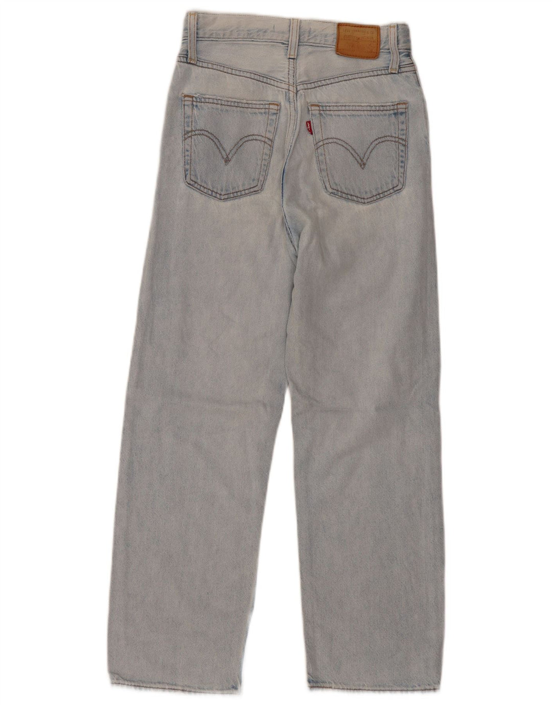 Jeans dritti Ribcage da donna Levi's W24 L26 cotone blu