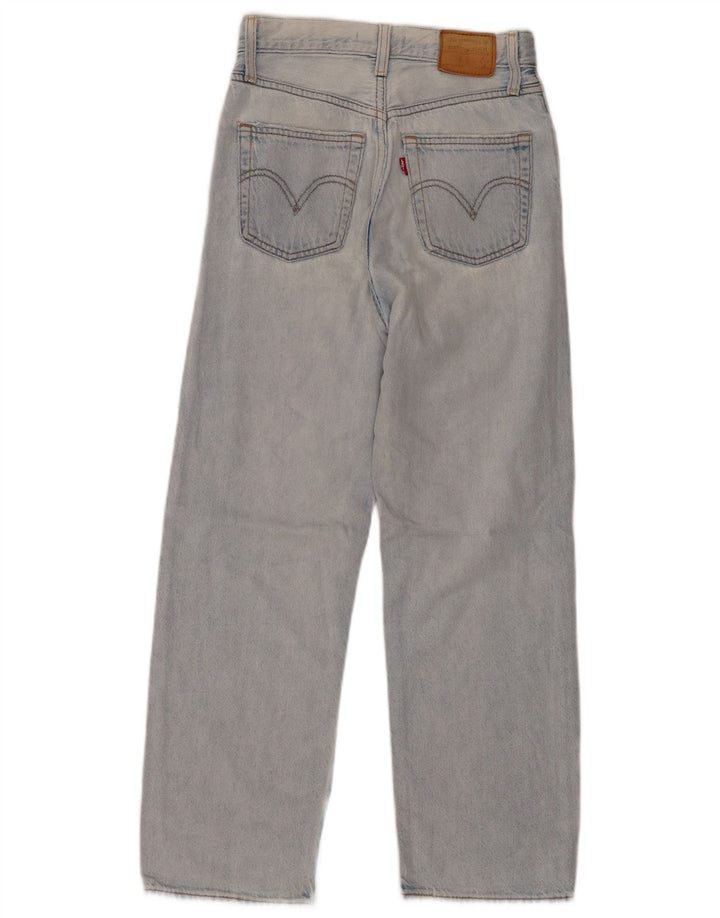 Jeans dritti Ribcage da donna Levi's W24 L26 cotone blu