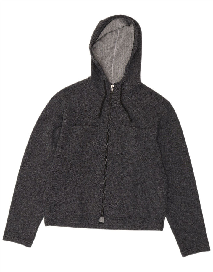 Maglione con cappuccio e zip da donna LEVI'S UK 14 Grigio medio