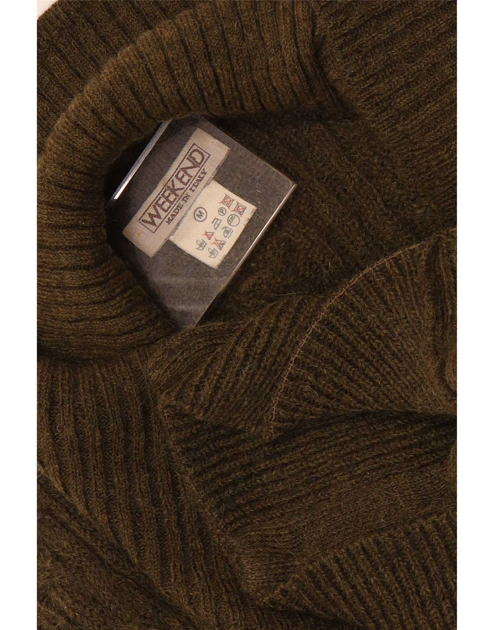Maglione cardigan doppio petto da donna Weekend UK 14 Medio Cachi