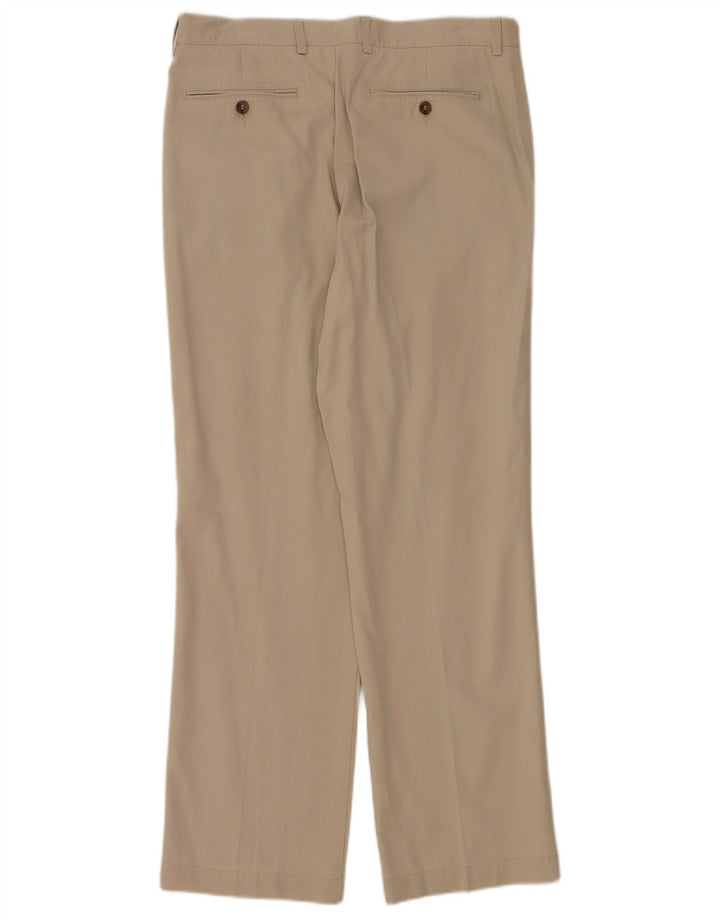 Pantaloni chino con pegging da uomo Marks & Spencer W34 L31 Lyocell beige