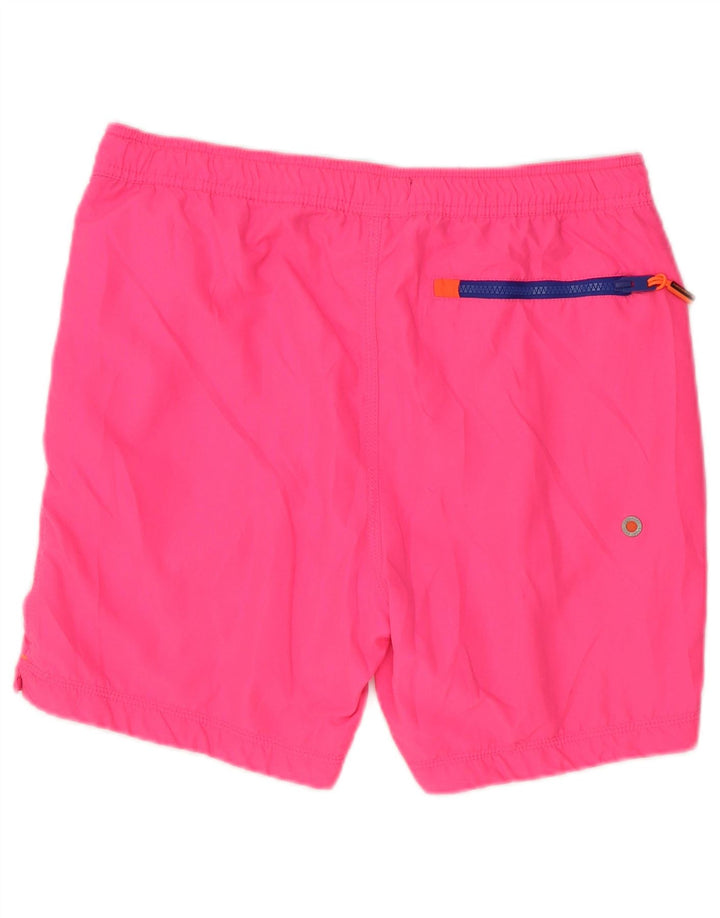 Pantaloncini da bagno grafici da uomo Superdry rosa medio