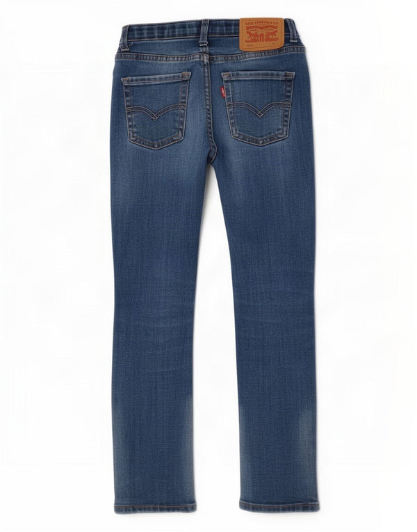 Levi's Ragazzi 510 Jeans Skinny 7-8 Anni W24 L22 Blu