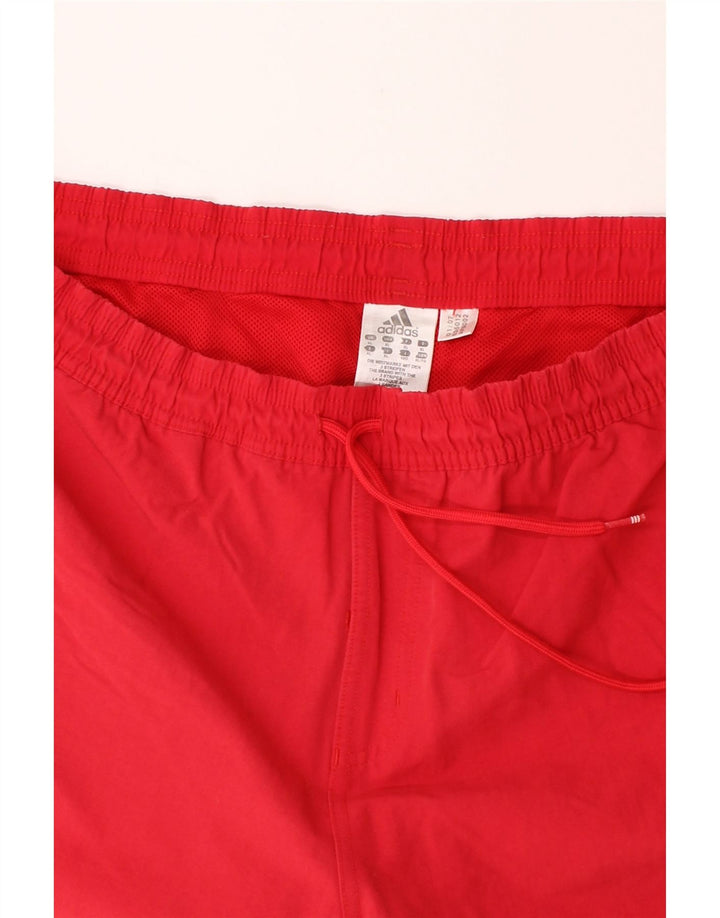 ADIDAS Mens Swimming Shorts XL  Red Nylon Vintage Adidas and Second-Hand Adidas from Messina Hembry 