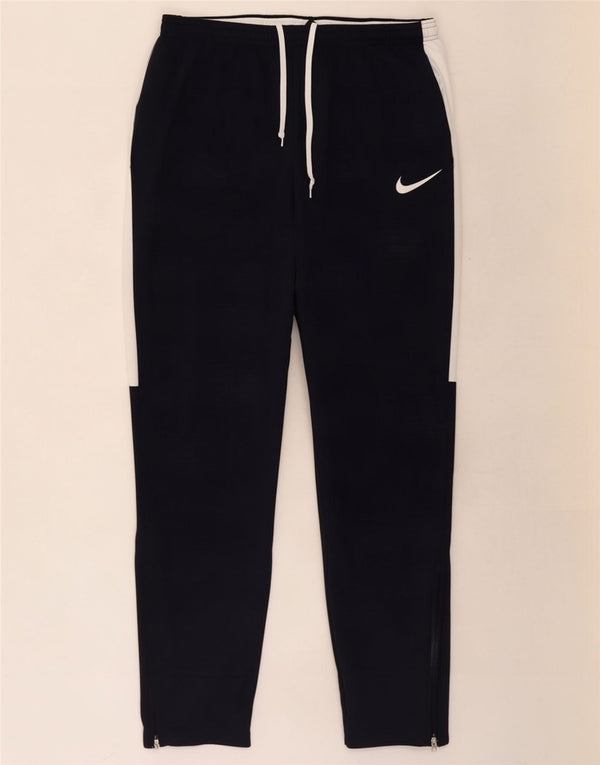 Pantaloni da tuta Nike Dri Fit da uomo XL in poliestere color block blu navy